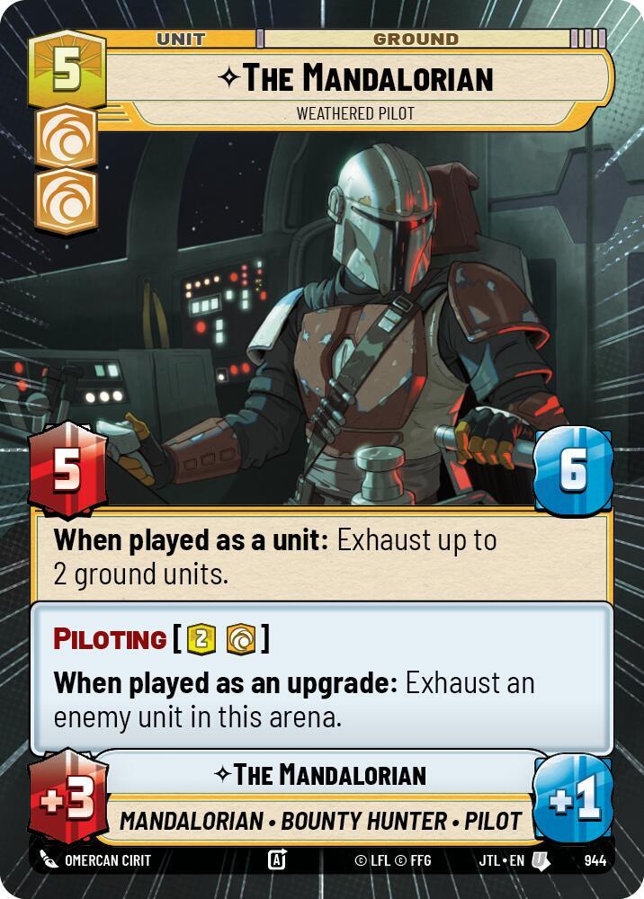 The Mandalorian - Weathered Pilot (Hyperspace Foil)