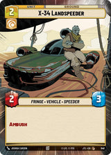 X-34 Landspeeder (Hyperspace Foil) - Star Wars Unlimited