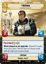 BoShek - Charismatic Smuggler (Hyperspace Foil) - Star Wars Unlimited