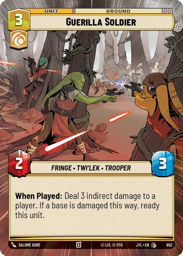 Guerilla Soldier (Hyperspace Foil) - Star Wars Unlimited