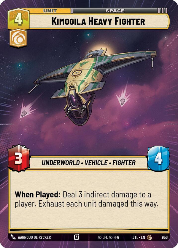 Kimogila Heavy Fighter (Hyperspace Foil) - Star Wars Unlimited