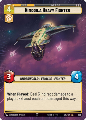 Kimogila Heavy Fighter (956) (Hyperspace Foil) (956) [Jump to Lightspeed]