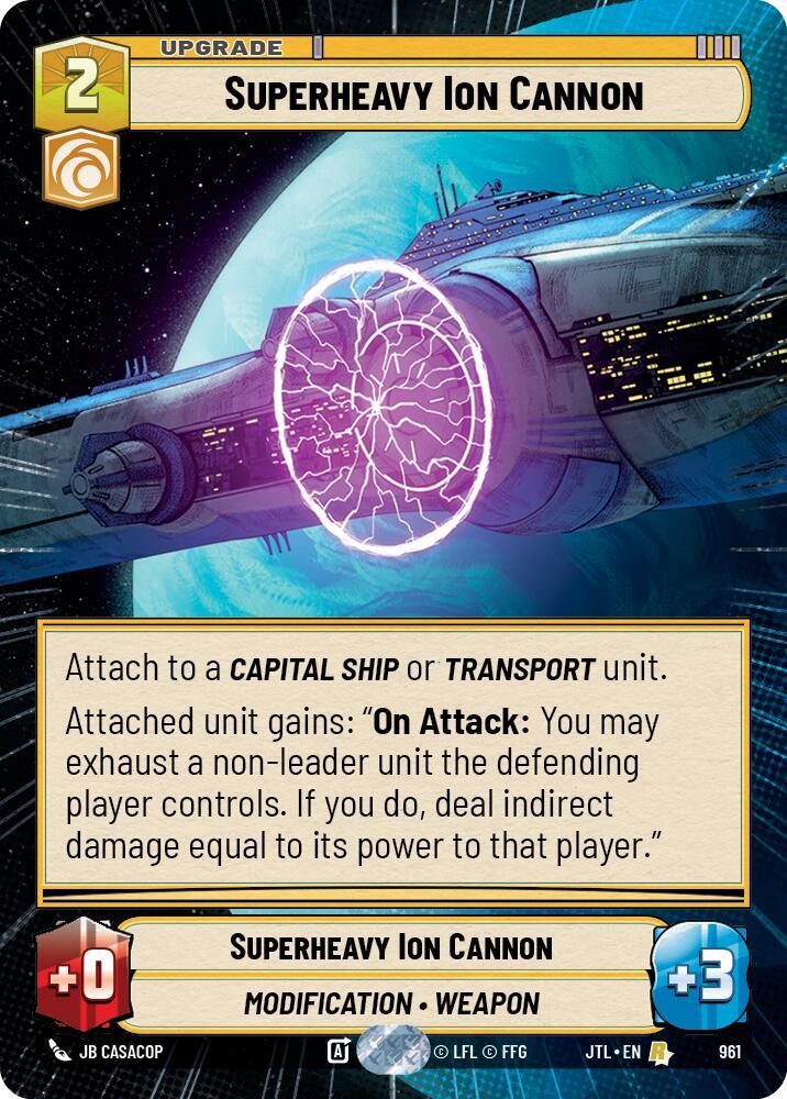 Superheavy Ion Cannon (Hyperspace Foil)