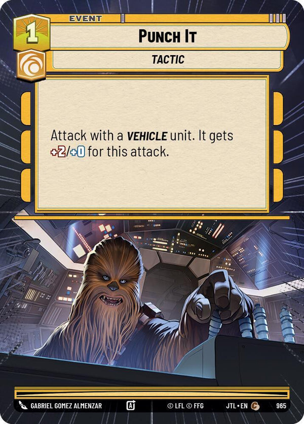 Punch It (Hyperspace Foil) - Star Wars Unlimited