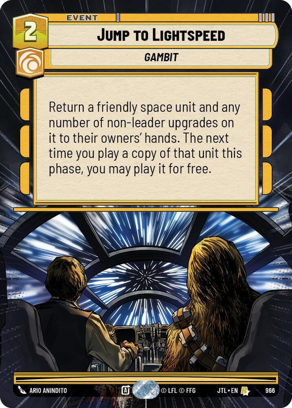 Jump to Lightspeed (Hyperspace Foil) - Star Wars Unlimited