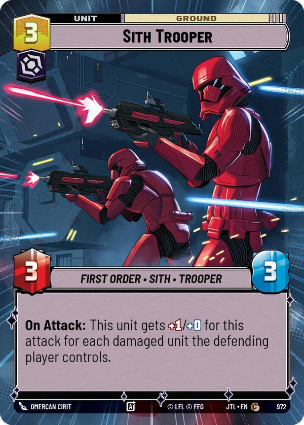 Sith Trooper (Hyperspace Foil) - Star Wars Unlimited