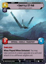 Shuttle ST-149 - Under Krennic's Authority (Hyperspace Foil) - Star Wars Unlimited