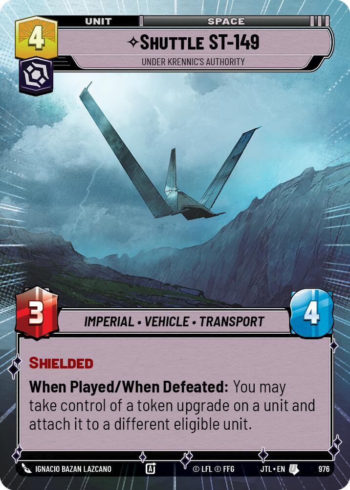 Shuttle ST-149 - Under Krennic's Authority (Hyperspace Foil)