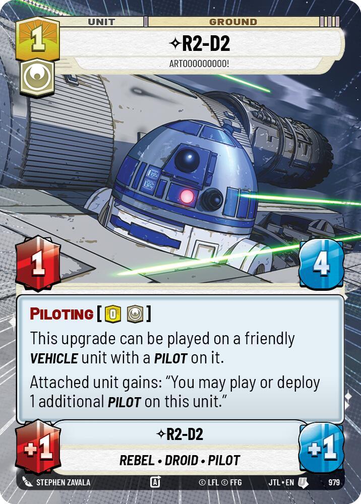 R2-D2 - Artooooooooo! (Hyperspace Foil)