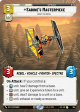 Sabine's Masterpiece - Crazy Colorful (Hyperspace Foil) - Star Wars Unlimited