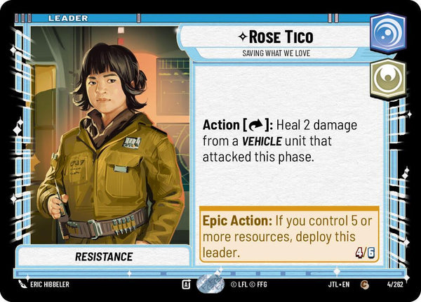 Rose Tico - Saving What We Love - Star Wars Unlimited