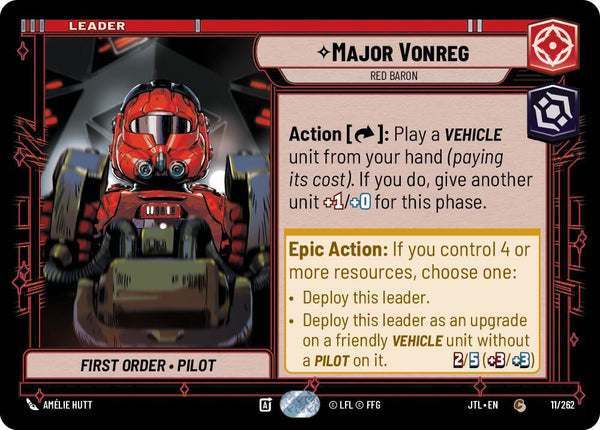 Major Vonreg - Red Baron - Star Wars Unlimited