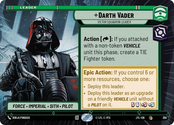 Darth Vader - Victor Squadron Leader (Hyperspace) - Star Wars Unlimited