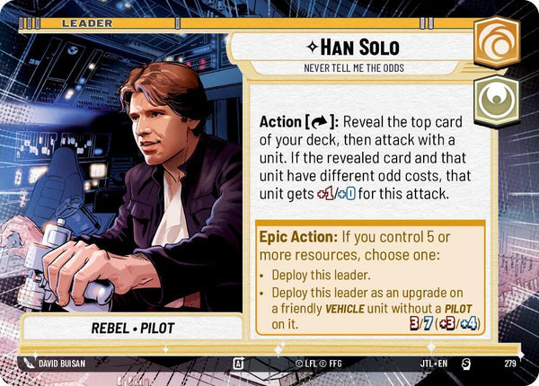 Han Solo - Never Tell Me the Odds (Hyperspace) - Star Wars Unlimited