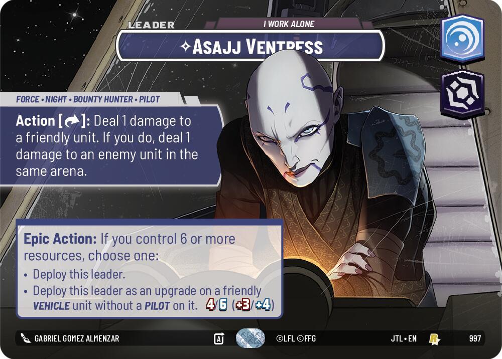 Asajj Ventress - I Work Alone (Showcase)