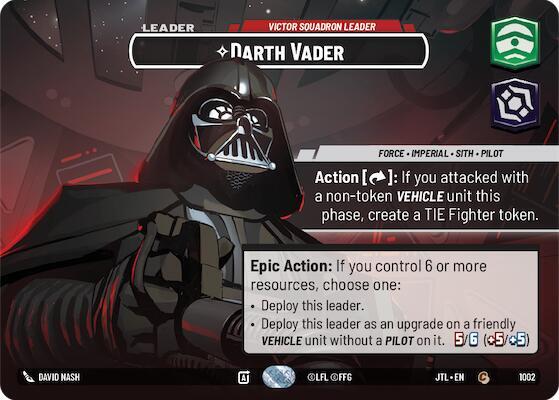 Darth Vader - Victor Squadron Leader (Showcase) - Star Wars Unlimited