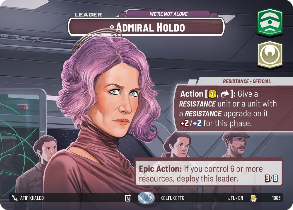 Admiral Holdo - We're Not Alone (Showcase)
