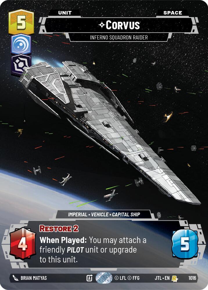 Corvus - Inferno Squadron Raider (Prestige)