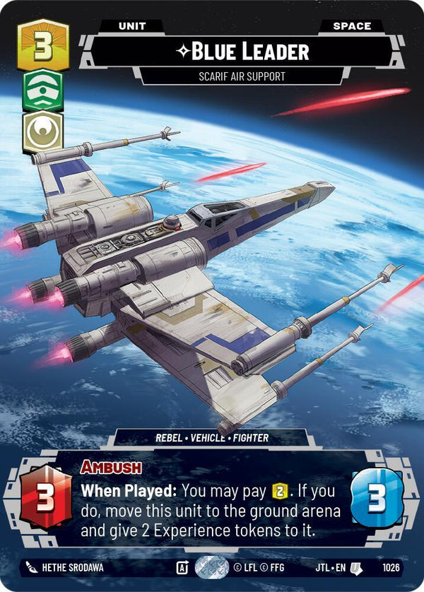 Blue Leader - Scarif Air Support (Prestige) - Star Wars Unlimited