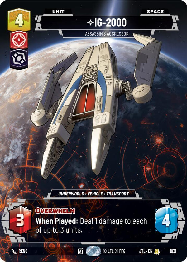 IG-2000 - Assassin's Aggressor (Prestige) - Star Wars Unlimited