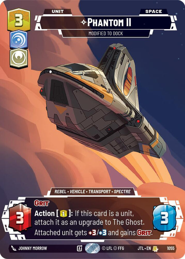 Phantom II - Modified to Dock (Prestige Foil) (JTL 1055) - Star Wars Unlimited
