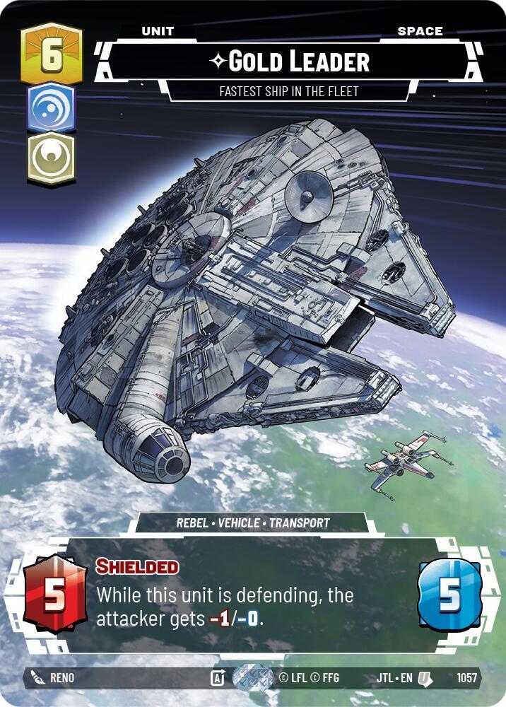 Gold Leader - Fastest Ship in the Fleet (Prestige Foil)
