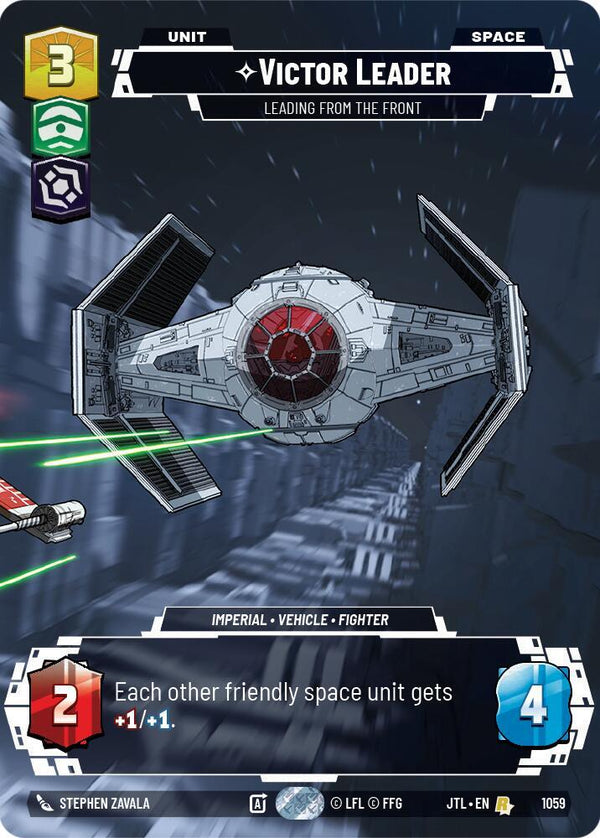Victor Leader - Leading from the Front (Prestige Foil) - Star Wars Unlimited