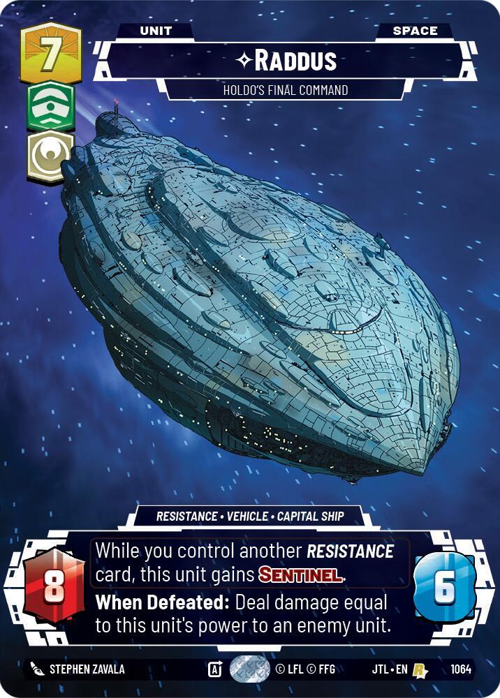 Raddus - Holdo's Final Command (Prestige Foil)