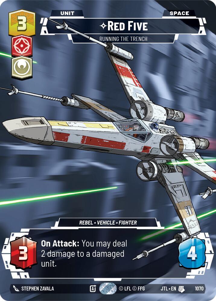 Red Five - Running the Trench (Prestige Foil)