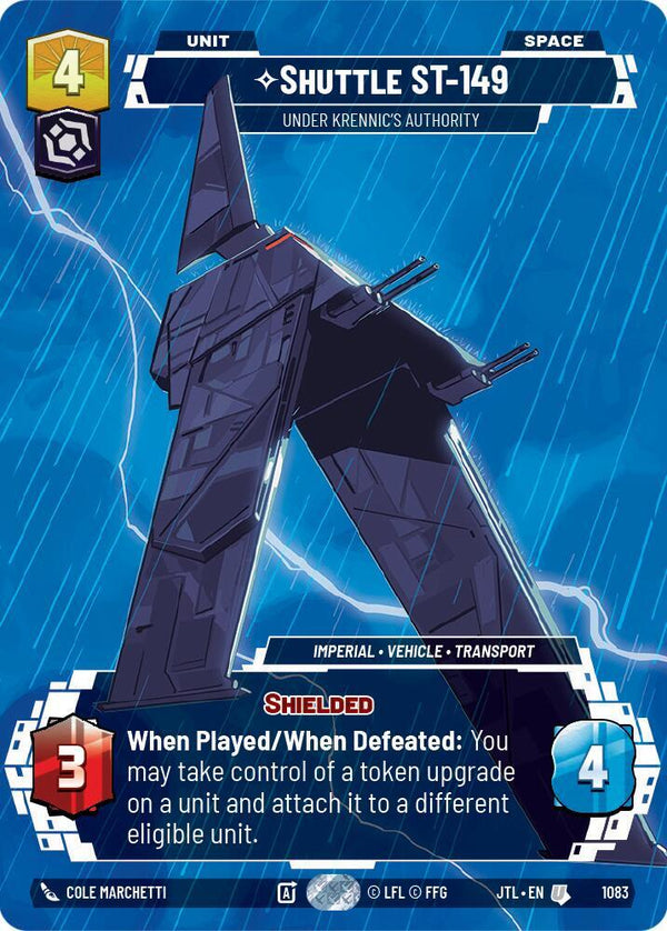 Shuttle ST-149 - Under Krennic's Authority (Prestige Foil) - Star Wars Unlimited