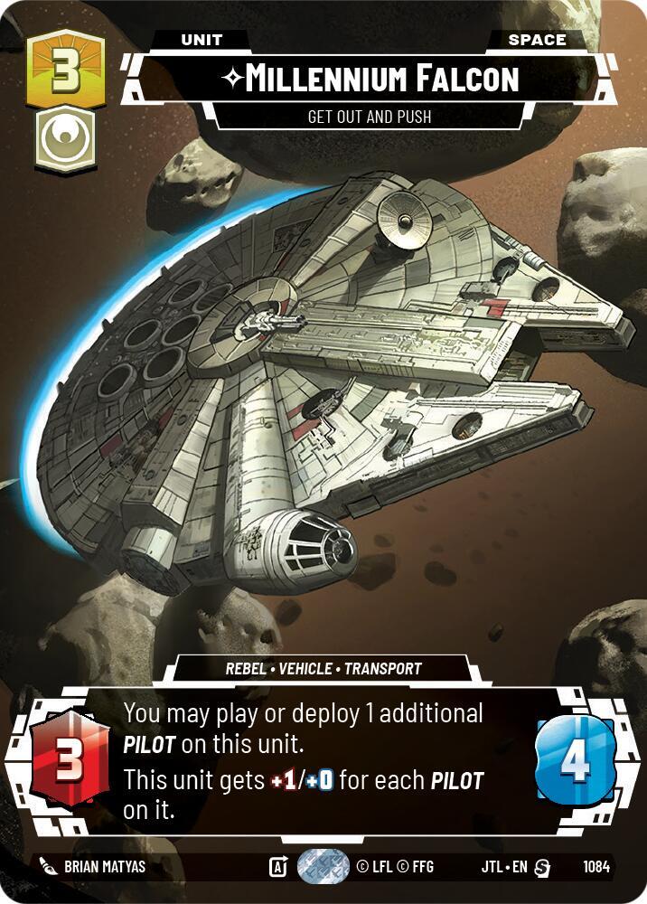 Millennium Falcon - Get Out And Push (Prestige Foil)