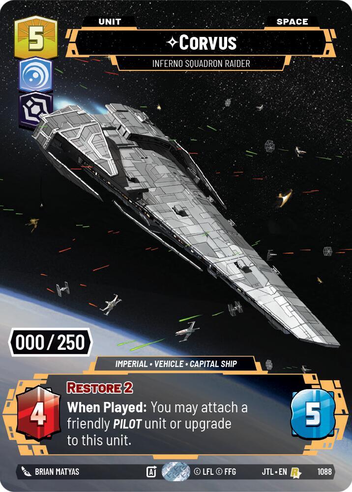 Corvus - Inferno Squadron Raider (Serialized)
