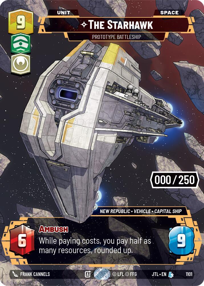 The Starhawk - Prototype Battleship (Serialized)