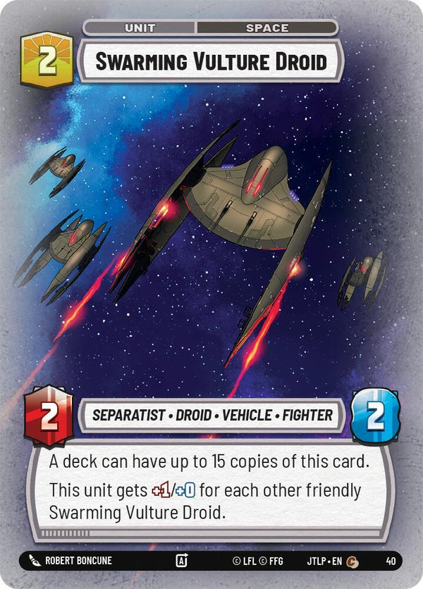 Swarming Vulture Droid (Foil) - Star Wars Unlimited