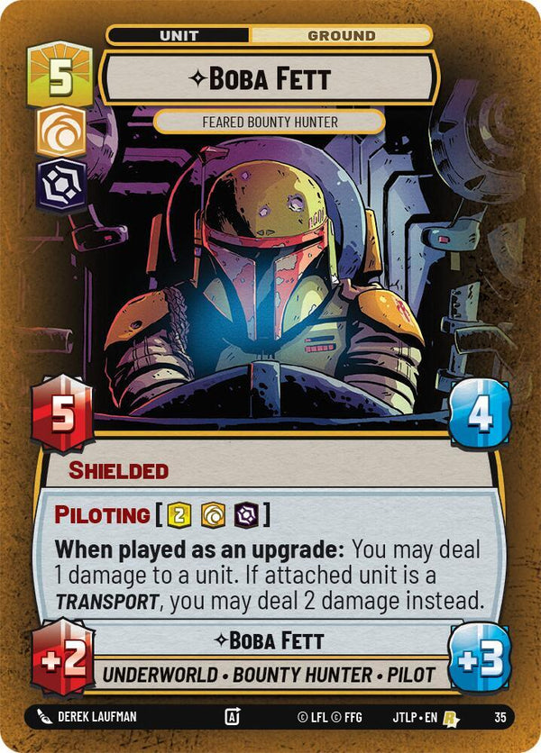 Boba Fett - Feared Bounty Hunter (Foil) - Star Wars Unlimited