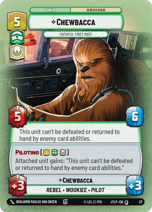 Chewbacca - Faithful First Mate (Foil) - Star Wars Unlimited