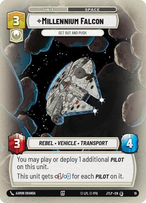 Millennium Falcon - Get Out And Push - Star Wars Unlimited