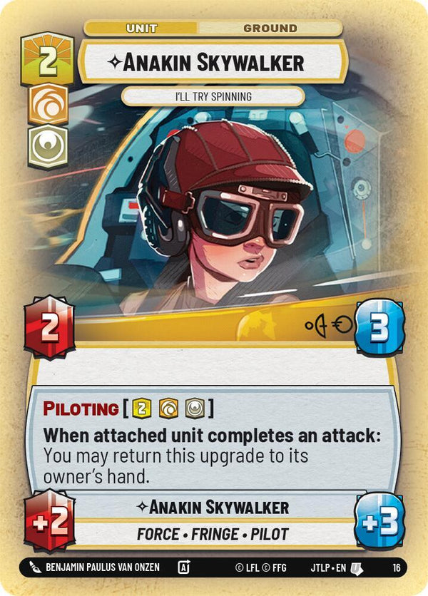 Anakin Skywalker - I'll Try Spinning - Star Wars Unlimited