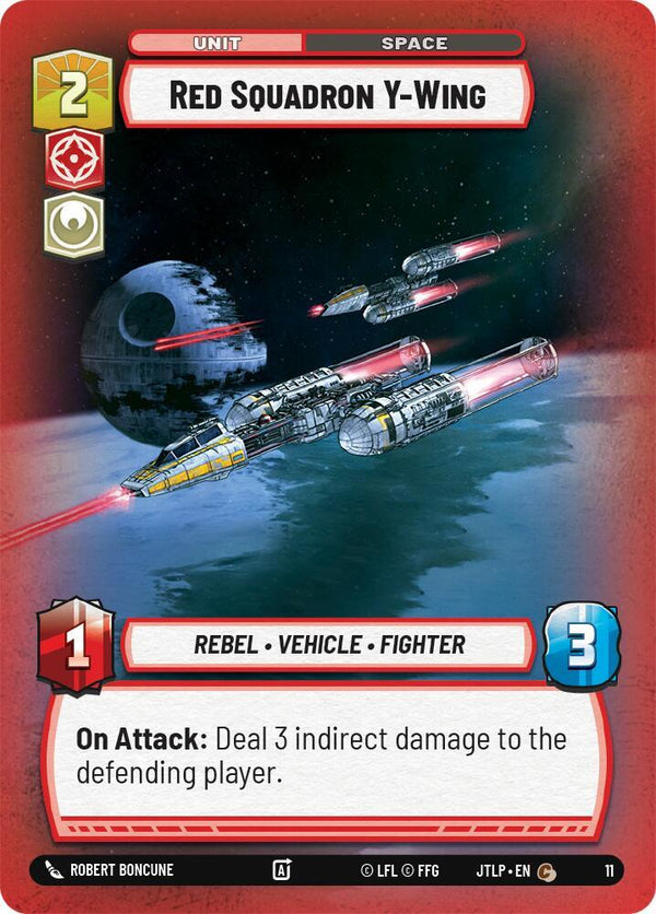 Red Squadron Y-Wing - Star Wars Unlimited