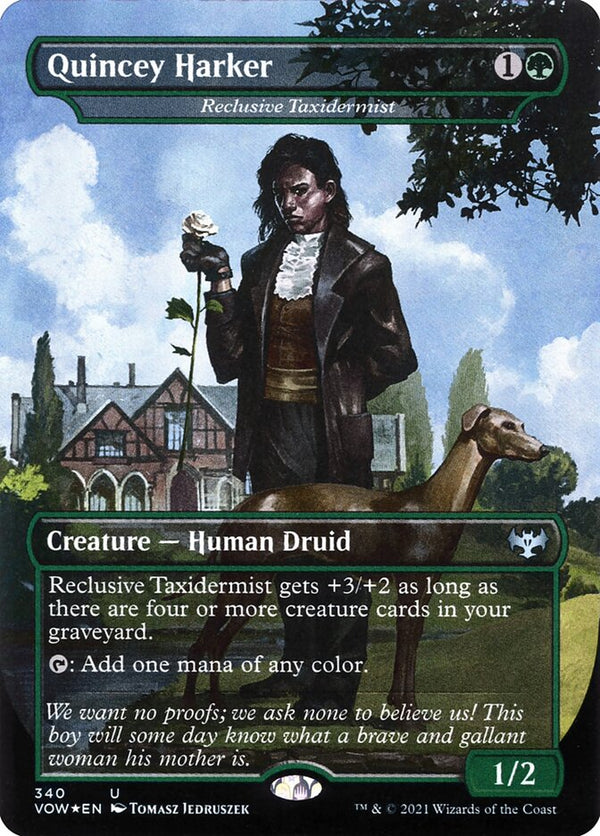 Quincey Harker - Reclusive Taxidermist - Magic: The Gathering