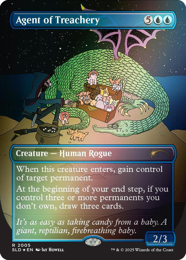 Agent of Treachery (Rainbow Foil) - Magic: The Gathering