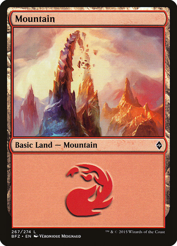 Mountain (267) - Magic: The Gathering