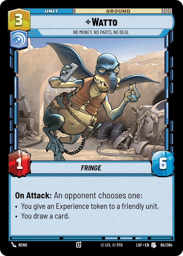 Watto - No Money, No Parts, No Deal - Star Wars Unlimited