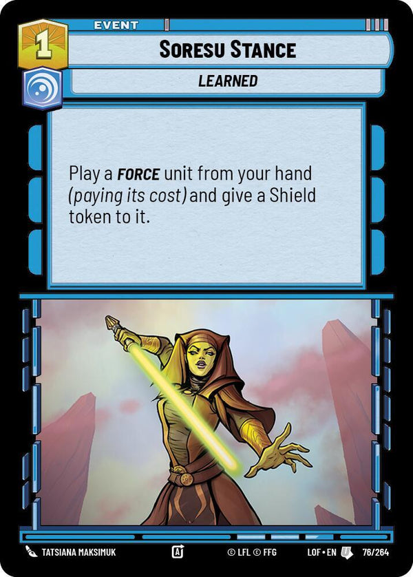 Soresu Stance - Star Wars Unlimited