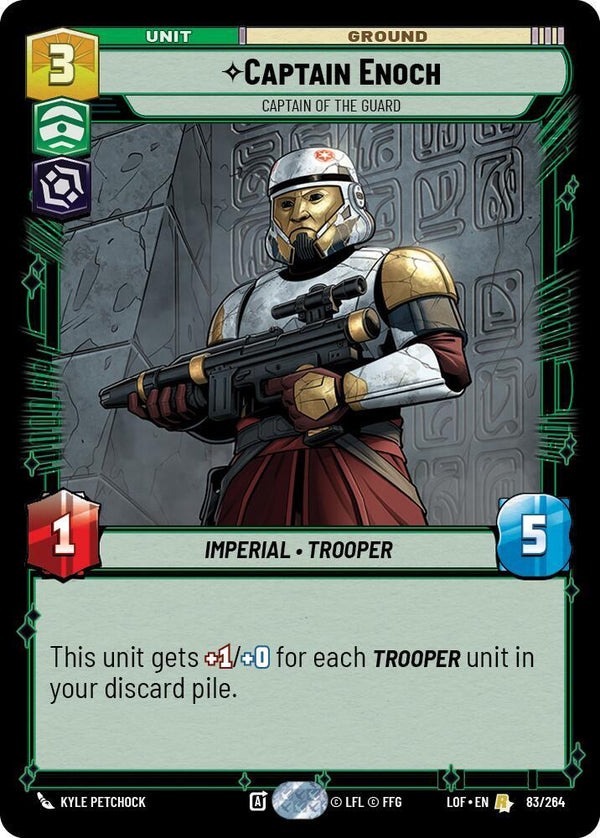 Captain Enoch - Captain of the Guard (LOF 083/264) - Star Wars Unlimited