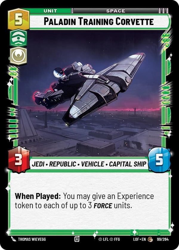 Paladin Training Corvette - Star Wars Unlimited