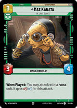 Maz Kanata - The Light Guides - Star Wars Unlimited