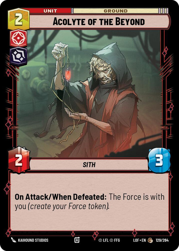 Acolyte of the Beyond (129/264) (129/264) [Legends of the Force] - Fantasy Flight Games