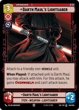 Darth Maul's Lightsaber - Star Wars Unlimited
