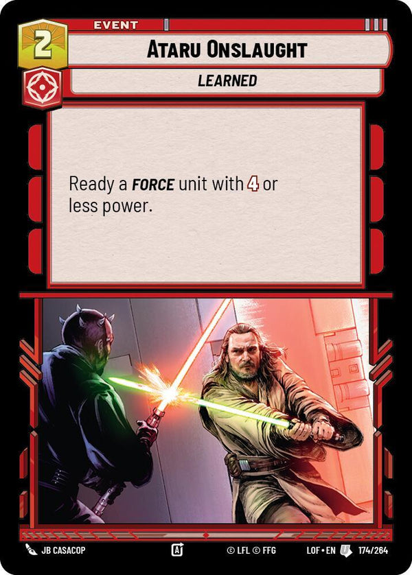 Ataru Onslaught - Star Wars Unlimited